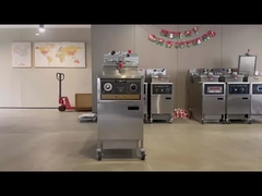 Vidéo de la friteuse à pression électrique pour poulet à panneau mécanique PFE-500