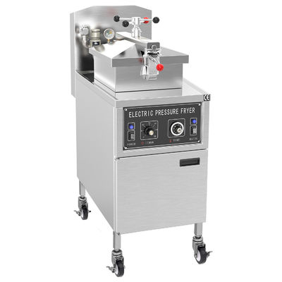 Panneau électrique mécanique 25L sans filtration d'huile Friteuse à pression de poulet