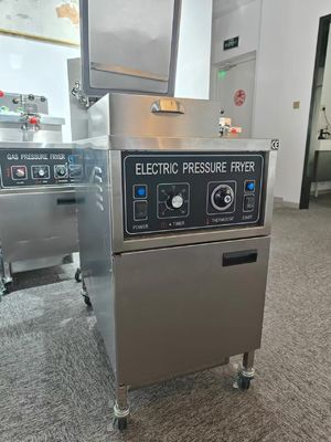 Panneau électrique mécanique 25L sans filtration d'huile Friteuse à pression de poulet