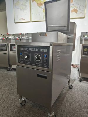 Panneau électrique mécanique 25L sans filtration d'huile Friteuse à pression de poulet