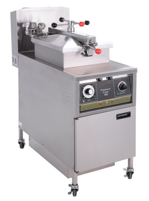 Friteuse à pression électrique à panneau mécanique 4HD avec filtration automatique