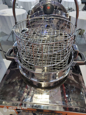 Panneau numérique 22L 3.5KW 220V Friteuse haute pression