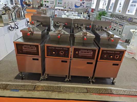 Panneau électrique numérique 380V/220V Friteuse à pression pour poulet sans système de filtre à huile