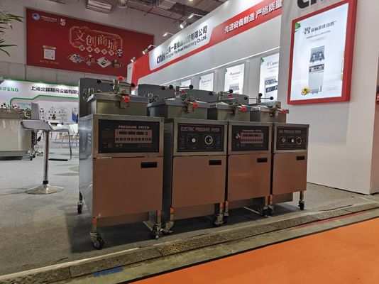 Panneau électrique numérique 380V/220V Friteuse à pression pour poulet sans système de filtre à huile