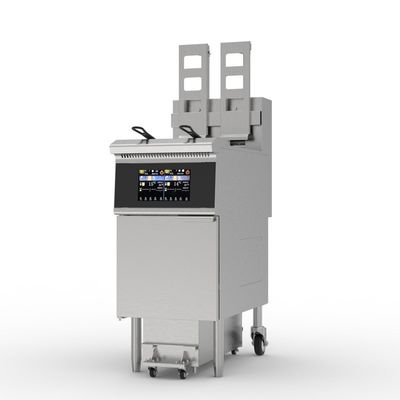 14.3kw Puissance écran tactile Panneau intelligent 380V/50hz~60hz avec filtre à huile Friteuse ouverte électrique commerciale