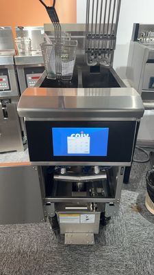 14.3kw Puissance écran tactile Panneau intelligent 380V/50hz~60hz avec filtre à huile Friteuse ouverte électrique commerciale