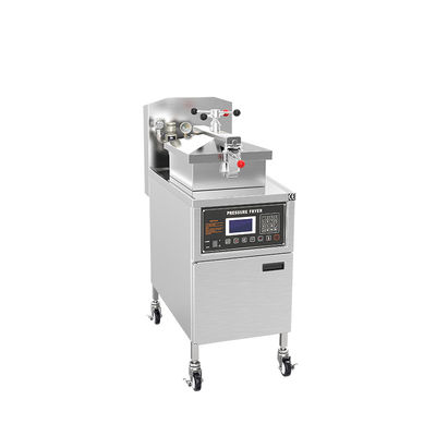 Panneau LCD électrique vertical commercial avec filtration Friteuse à pression pour poulet