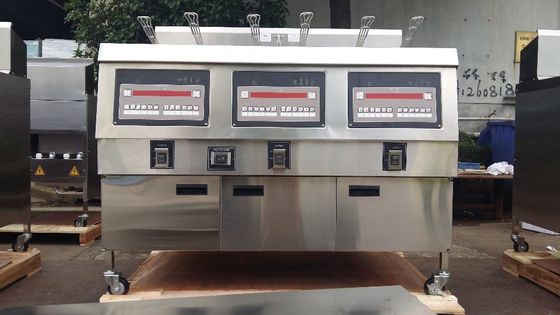 Panneau d'ordinateur numérique Trois pots Six paniers Friture ouverte avec filtration