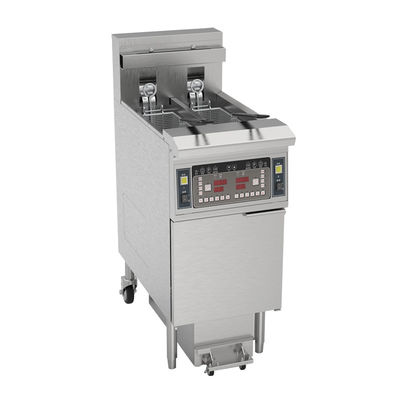 Deux pots deux paniers 13L*2 Petite capacité économiser de l'huile Friteuse électrique ouverte avec filtration d'huile