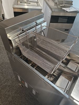 Deux pots deux paniers 13L*2 Petite capacité économiser de l'huile Friteuse électrique ouverte avec filtration d'huile