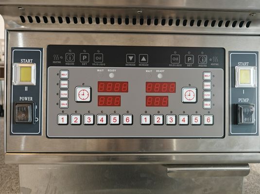 Deux pots deux paniers 13L*2 Petite capacité économiser de l'huile Friteuse électrique ouverte avec filtration d'huile