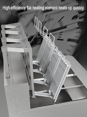 Auto-lift 4 pots 4 paniers Panneau informatique numérique électrique friteuse ouverte Équipement de friture commercial