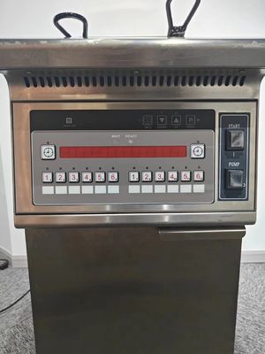 Un pot deux paniers 26L 14KW 380V avec filtration d'huile électrique ouverte friteuse