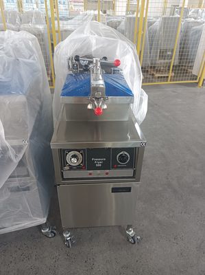 Panneau mécanique 304 SUS Pour chauffer le poulet à gaz Friteuse sous pression avec filtration à l'huile