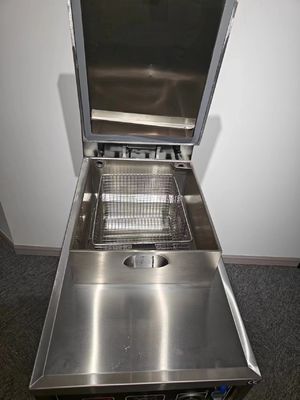 Panneau mécanique 304 SUS Pour chauffage au gaz Friteuse à pression pour poulet sans filtration d'huile