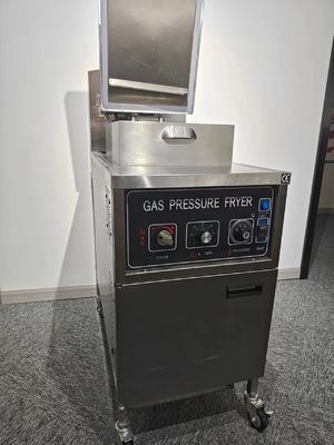 Panneau mécanique 304 SUS Pour chauffage au gaz Friteuse à pression pour poulet sans filtration d'huile