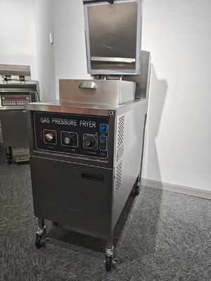 Panneau mécanique 304 SUS Pour chauffage au gaz Friteuse à pression pour poulet sans filtration d'huile