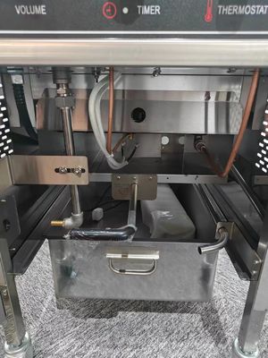 Panneau mécanique 304 SUS Pour chauffage au gaz Friteuse à pression pour poulet sans filtration d'huile
