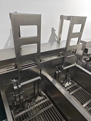 Pâtisserie électrique à double pot 28 kW à puces ouverte avec filtre à huile