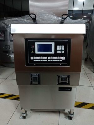 Levé et descendu automatiquement Deux pots Quatre paniers avec filtration d'huile