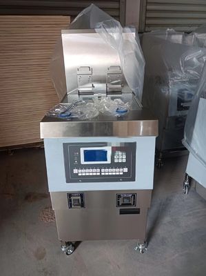 Levé et descendu automatiquement Deux pots Quatre paniers avec filtration d'huile
