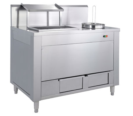 Table de pâtisserie 304SUS Table automatique de pâtisserie de poulet électrique commerciale