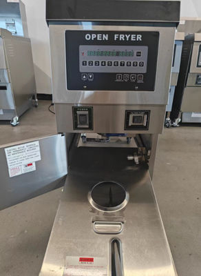 Chauffage rapide 304SUS 13,5kw Ascenseur automatique Technologie avancée Chips commerciaux électriques Friteuse ouverte