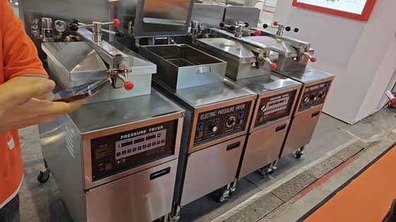 Compute Panneau de chauffage au gaz 4HD Machine à frire à la poêle Friteuse à pression