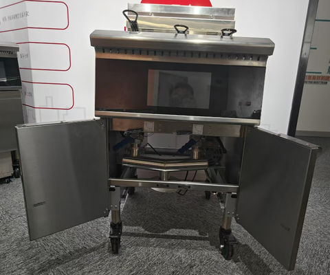 Panneau tactile intelligent 21.4KW 380V avec certification CE avec filtration d'huile Friteuse électrique ouverte