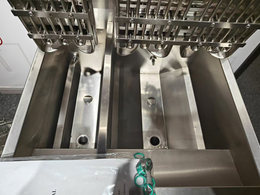 électrique deux pots 3 paniers 21.5L+11.6L avec le système de filtre à huile puces ouvertes friteuse