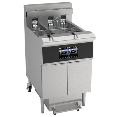 Panneau tactile intelligent 21.4KW 380V avec certification CE avec filtration d'huile Friteuse électrique ouverte