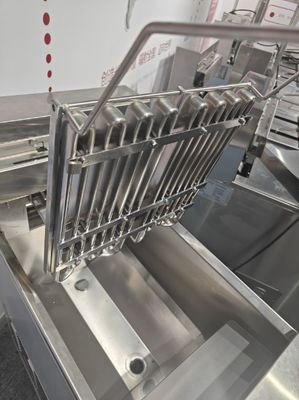 Une casserole deux paniers panneau tactile intelligent 14KW 380V électrique ouverte friteuse