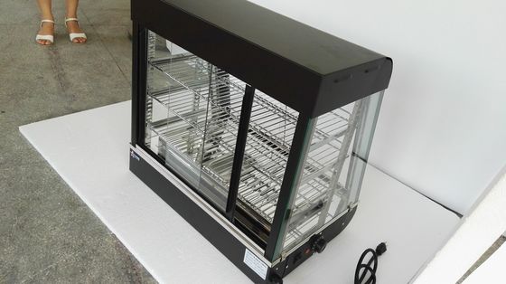Petite porte en verre électrique Commercial Food Warmer Holding Cabinet