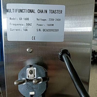 1.6kW machine à griller pour les restaurants de restauration rapide