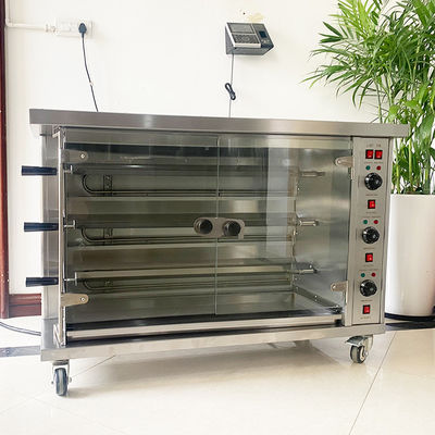 Machine à rôtir du poulet électrique et gazeuse