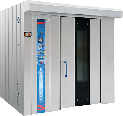 Gaz électrique huile diesel 380V/220V 32 plateaux boulangerie four rotatif avec plateaux et chariot