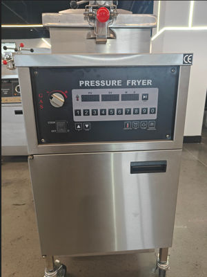 Panneau de calcul 25D sans filtration gaz et chauffage électrique Friteuse à pression de poulet