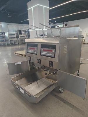Panneau d'ordinateur numérique Deux pots Quatre paniers Pâte à frire automatique Pâte à frire ouverte
