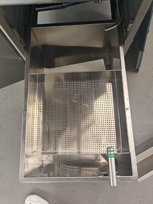 Panneau tactile intelligent 304SUS Fabricant Friteuse sous pression à poulet verticale au gaz/friteuse sous pression à poulet kfc/friteuse sous pression industrielle prix/