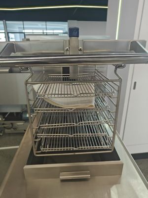 Panneau tactile électrique 8HD 55L 5 plateau de friture Grande productivité 17KW Friteuse ouverte