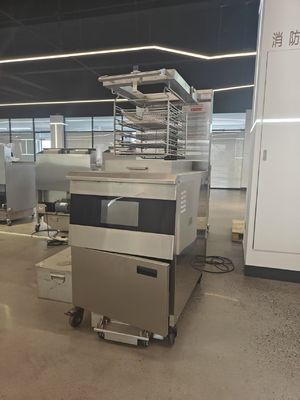 8HD électrique automatique commercial poulet friteuse à pression profonde/25l kfc gaz friteuse de poulet friteur