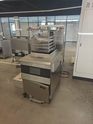 8HD électrique automatique commercial poulet friteuse à pression profonde/25l kfc gaz friteuse de poulet friteur
