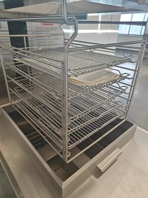 Panneau tactile électrique 8HD 55L 5 plateau de friture Grande productivité 17KW Friteuse ouverte