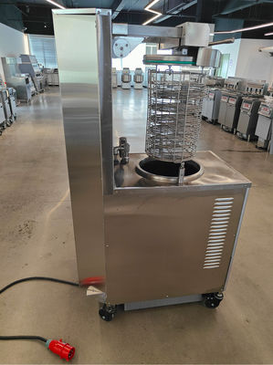 6HD électrique 12KW 380V 28L 6 plateau de friture grande productivité ronde friteuse à pression de poulet