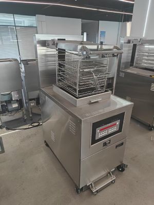 OFG-5910 8HD Panneau d'ordinateur numérique à gaz 55L 5 plateaux de friture Grande productivité Friteuse à immersion ouverte