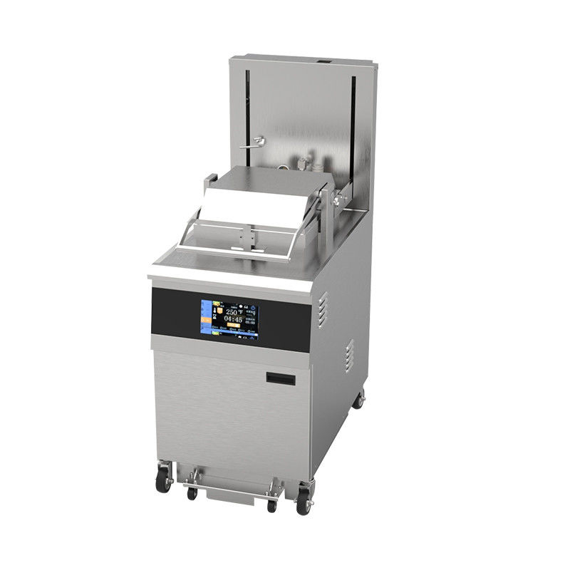 Panneau tactile intelligent de haute productivité PFE-2000 avec une capacité de 55L et une friteuse sous pression électrique de 17 kW