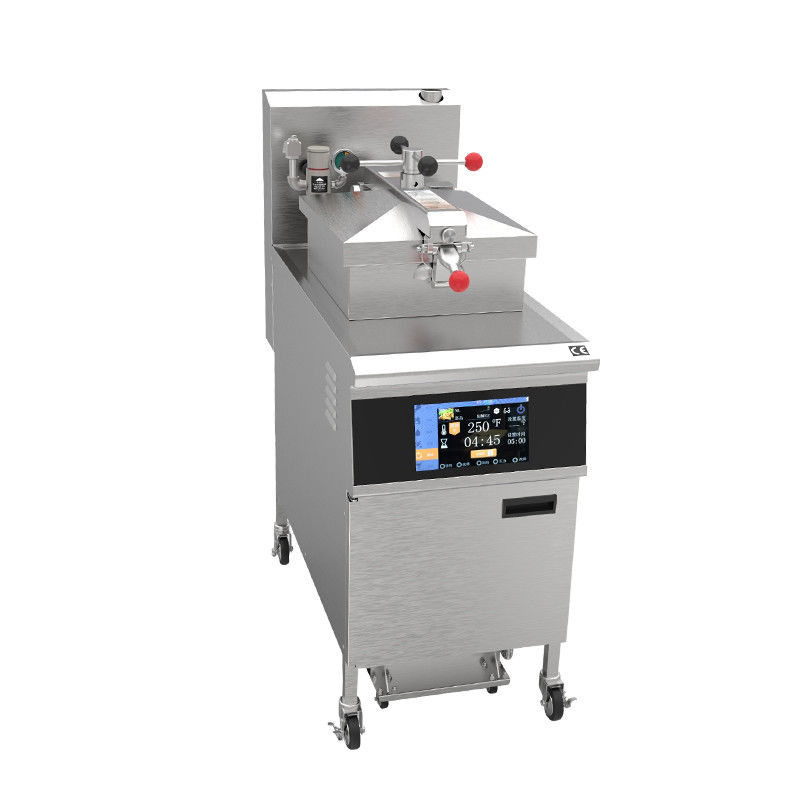 Panneau tactile intelligent 304SUS Fabricant Friteuse sous pression à poulet verticale au gaz/friteuse sous pression à poulet kfc/friteuse sous pression industrielle prix/