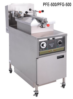 Panneau mécanique 304 SUS Pour chauffer le poulet à gaz Friteuse sous pression avec filtration à l'huile