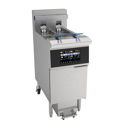 14.3kw 380V écran tactile panneau intelligent avec système de filtre à huile Friteuse électrique ouverte